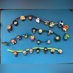 Harry Potter Character Croc Charm Large Lot!!